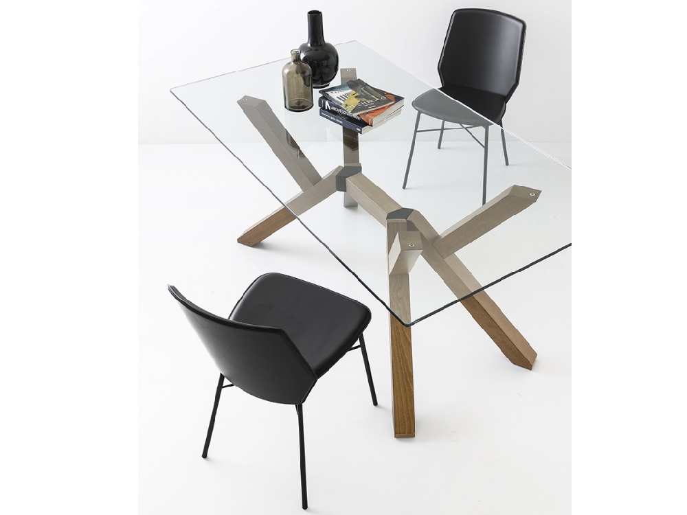 Γραφείο Mikado με γυάλινη επιφάνεια – minimal design για μικρούς χώρους | Connubia | Αθήνα | Adamopoulos Casa Ideale